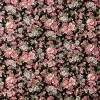 Fabri-Quilt Ozark Calicos Flowers On Black 1/2 Yard Fabri-quilt Cotton