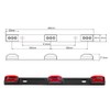 Generic 14'' Red 3Lamp ID LED Light Bar Tailgate Mount