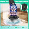 YKYI Electric Spin Scrubber, Cordless Power Scrubber | 8 Replaceable