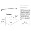 Rockwell Security 8 inch Center to Center Single Sided Pull