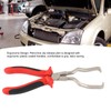 235mm Fuel Line Clip Plier Stainless Steel Rubber Grip Ergonomic