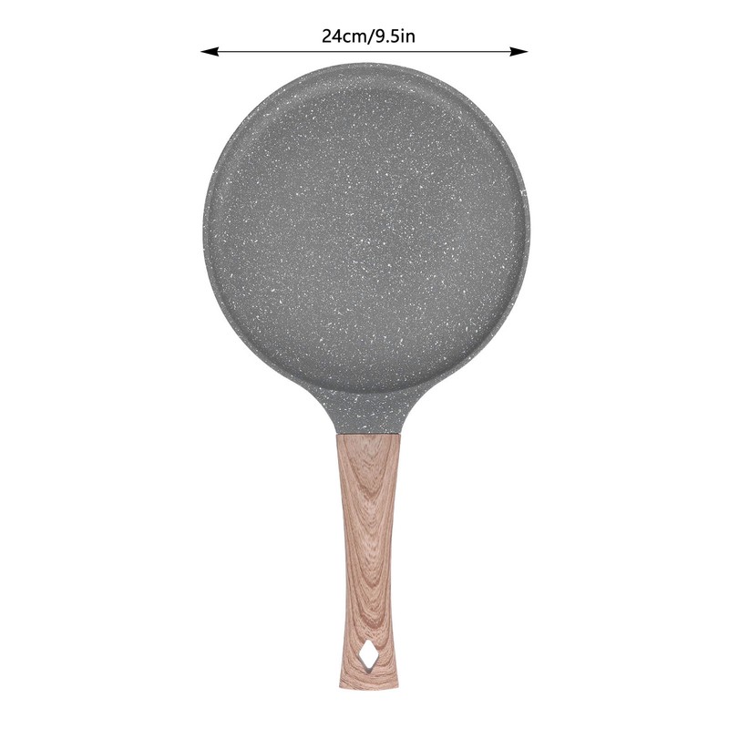 Frying Pan with Magnetic Base Rapid Heat Conduction Prevents Stick