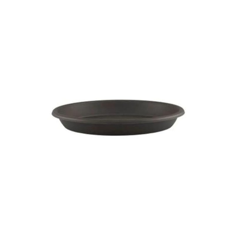Artevasi Round Plant Saucer, Anthracite, 15 cm