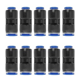 1/4" OD x 3/8" OD Pneumatic quick Connector Push to Connect fittings Straight reducer Union/Coupler (Pack of 10)