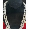 Quartz chip beads 36 inch strand