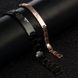 Wolentty Couples Distance Bracelets Love Matching Bracelets Gift for Valentine's Day - Matching Set (His & Hers)