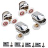 Cokritsm 25mm Shower Door Rollers for 4-8mm Glass Shower Runners