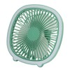 Desktop Fan Power Adjustable Low Noise Rechargeable Mini Portable Vertical