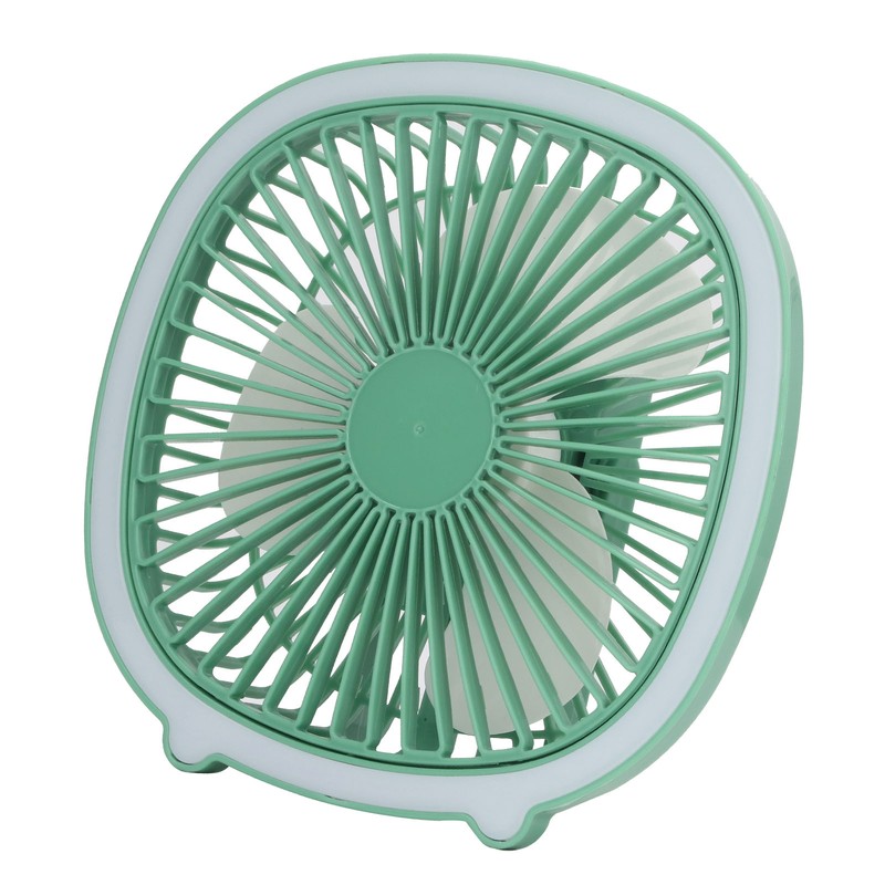 Desktop Fan Power Adjustable Low Noise Rechargeable Mini Portable Vertical