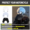 Motorcycle Windshield Compatible with Piaggio Vespa GT200 GTS250 GTS300 2017