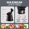 Elite Gourmet EJX320 Big Mouth Whole Fruit 5.2” Self-Feeding Chute,