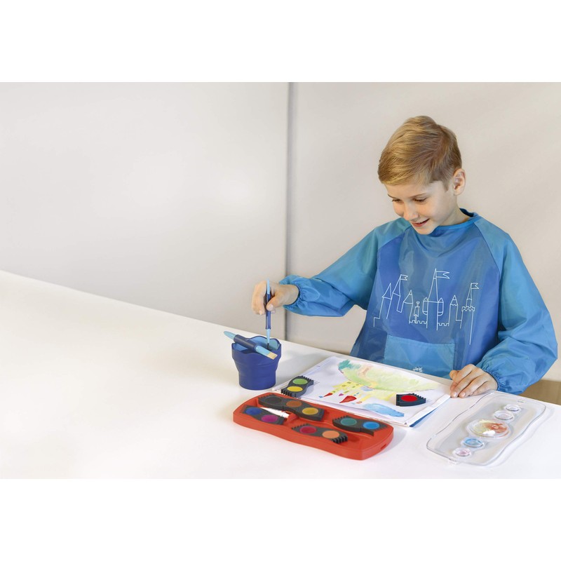 Faber-Castell 201203 Children's Painting Apron Universal Size Blue
