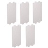 5 hojas de placa de mica para horno de microondas,