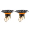 uxcell 2Pcs Odor Proof Floor Drain, ABS Shower Floor Drain