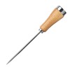 ZLKSKER Wooden Handle Ice Pick, Stainless Steel Blade for Bartenders