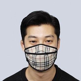 3D 3D Mask Ollae Easy Check Fashion Mask Insulation red for winter