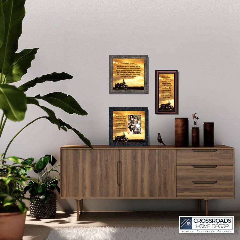 A Biker's Prayer, Gift for Motorcycle Riders, Inspirational Bike Picture