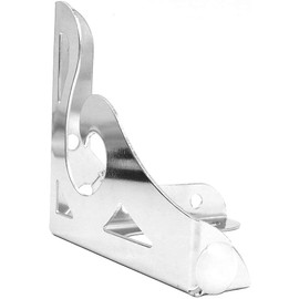 Shiwaki 4 x 4 Inch Furniture Legs Bel in Modern Style Metal Sofa Legs Triangle Feet for Table Cabinet Couch Chair (Polished Chrome)