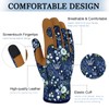 MERTURN Leather Gardening Gloves for Women Thorn Proof Garden Gloves
