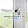 XFORT Viper Key Locking Cable Window Restrictor in Brown, Durable