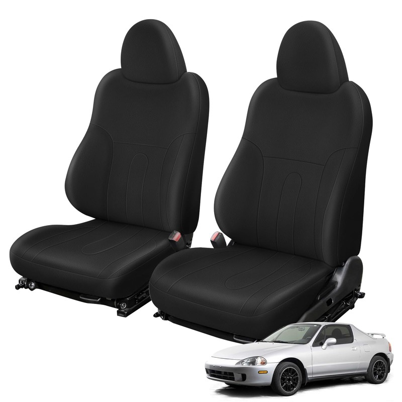 SAPUBK Custom-Fit Front Seat Covers Replacement for 1993-1997 Honda Del