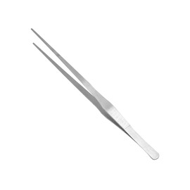 Joyangy 1-Pack 15" Stainless Steel Tweezers, Precision Serrated Straight Tip for Aquarium/Garden/Kitchen (Non-Slip)