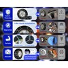 Snow-Chains Auto Fixing 1 Min Quick Fit Easy Installation Tire-Chains,