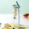 FRLUYNG Water Bottle with Fruit Container, 700 ml, Water Bottle