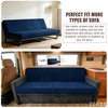 2 Piece RV Couch Covers for Sofa Bed, Stretch Elastic