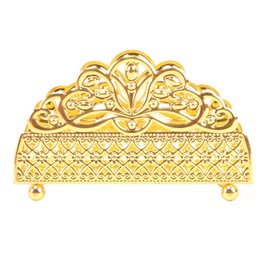 Gold Napkin Holder, Napkin Holder for Tables, Luxury Metal Napkin Holder, Vintage Napkin Dispenser Organiser, Elegant Tissue Dispenser for Dining Tables