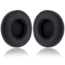 YOCOWOCO Replacement Ear Pads Cushions for Beats Solo 2 Wireless/Solo 3 Wireless On-Ear Headphone, Ear Cups with PU Leather and Memory Foam,Black