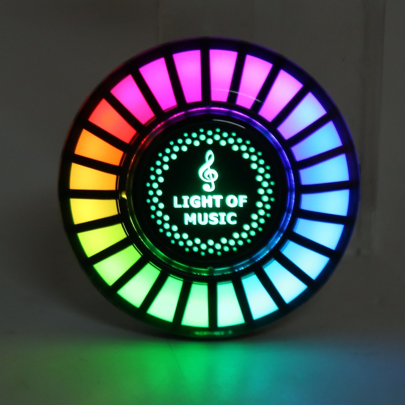 RGB Sound Pickup Light Round Colorful with Fragrance Aroma Diffuser