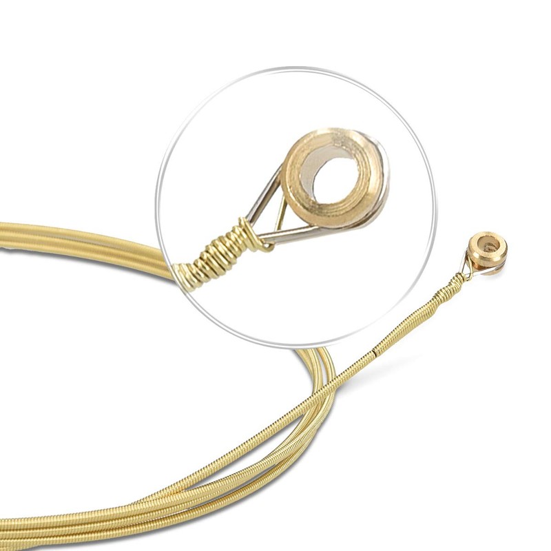 kwmobile Set of 6 Guitar Strings - Set of Replacement