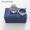 3pc Couples Wedding Ring Sets His And Hers Women Sterling