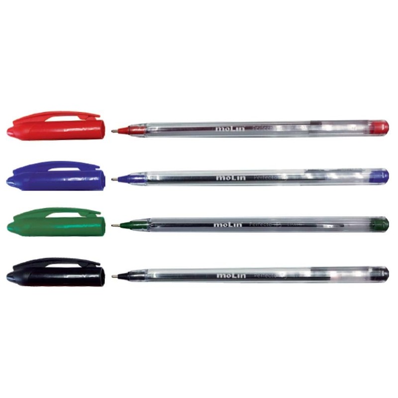 Molin Blue Needle Point Ballpoint Pen Box 12