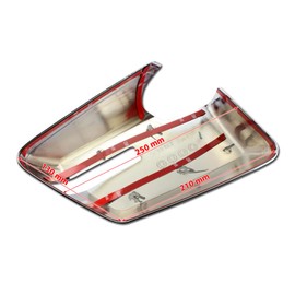 W-POWER, Chrome Side Mirror Cover Compatible with 2007-2016 GMC ACADIA LH+RH