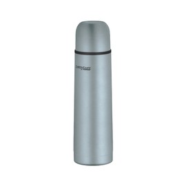 THERMOcafé by THERMOS TC Beverage Bottle Ice Blue Mat 0.50 L, Thermos Flask with Stainless Steel Cup, 12 Hours Hot & 24 Hours Cold, Leak-Proof, for School, On the Go and Office