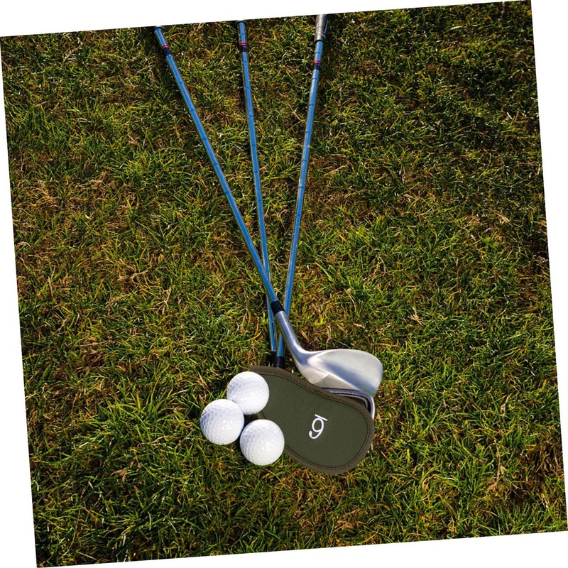 Gatuida 12pcs PU Leather Golf Club Head Covers Set for