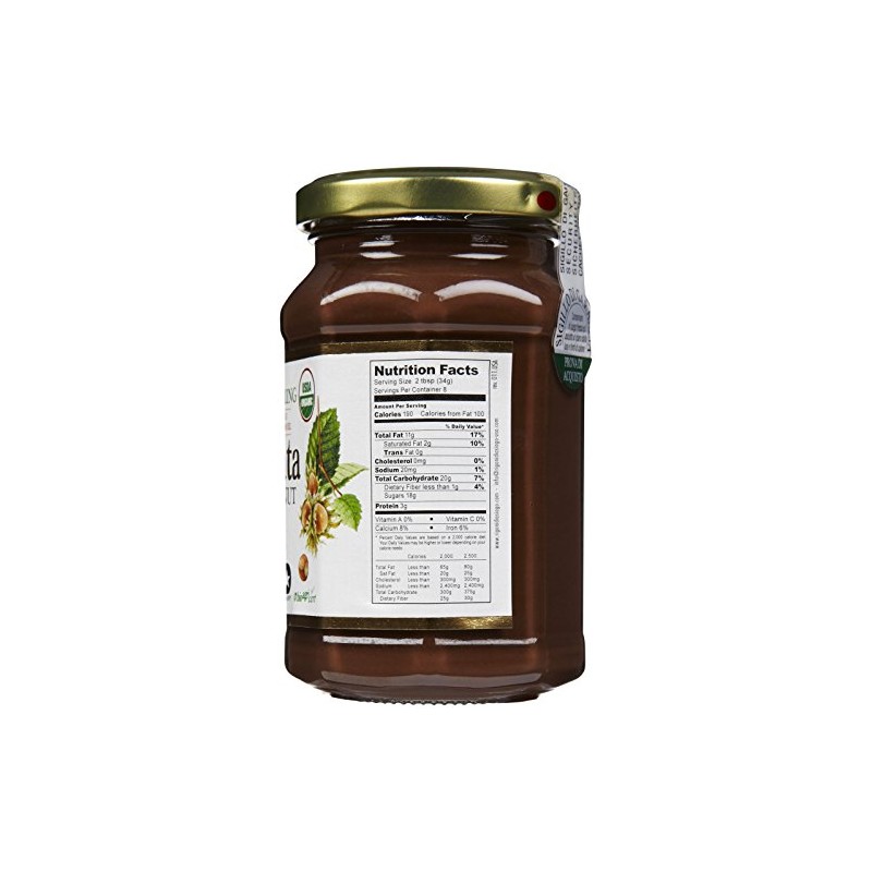 Nocciolata Organic Hazelnut Spread, 9.52 oz