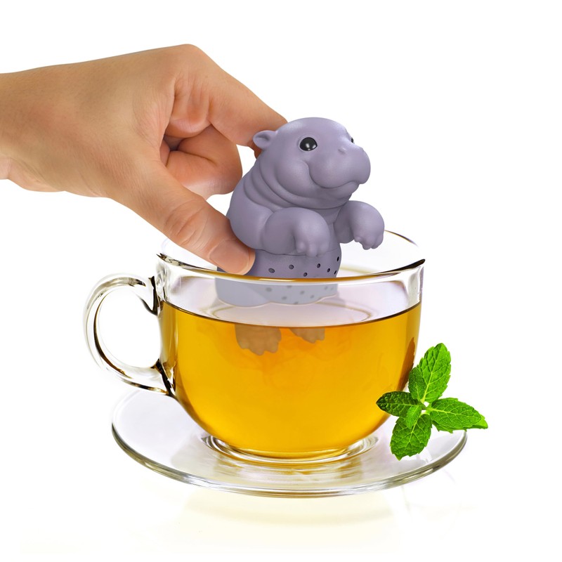 Genuine Fred SIP'OPOTAMUS Baby Hippo Tea Infuser – Moo Deng