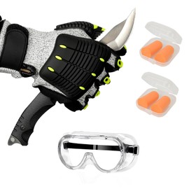 ZenQeek Cut Resistant Work Gloves for Men and Women Used for Woodworking, Glass Cutting, DIY, Warehouse, Construction