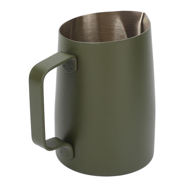 Milk Frothing Pitcher Slanting Mouth Food Grade Stainless Steel Milk