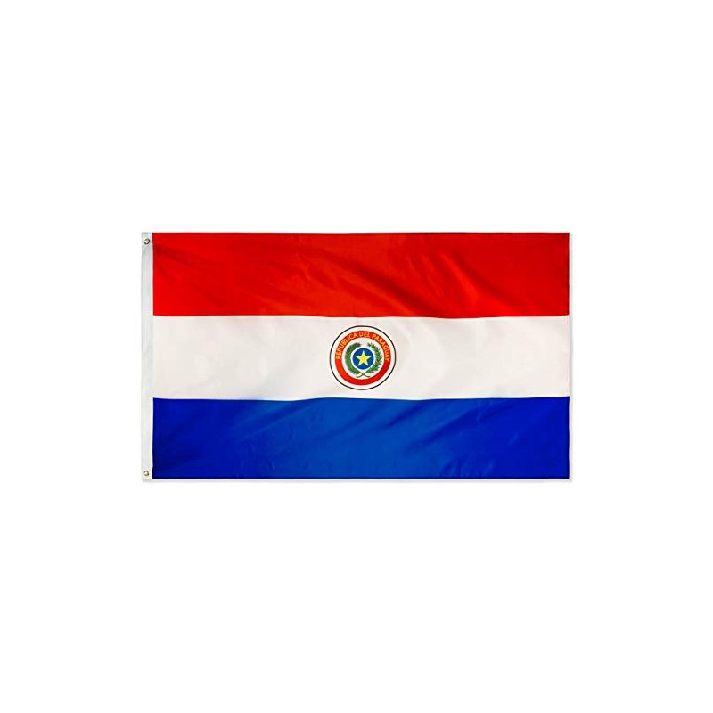 DANF Paraguay Flag 3x5 ft Paraguayan Paraguaian National Flags Polyester