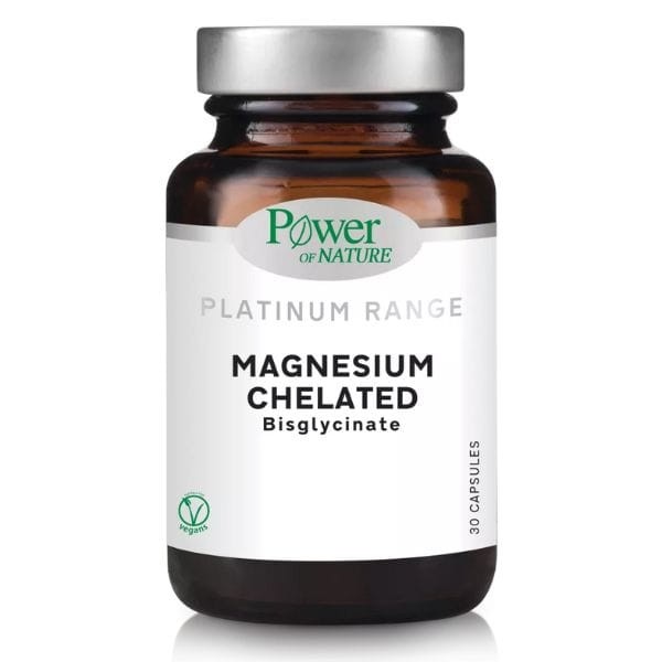 Power of Nature Platinum Range Magnesium Chelated Vegan 30 capsules