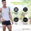 FlipBelt Black Athletic Elite Running Shorts for Men, Lightweight Moisture