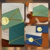 30 Pack #10 Business Envelopes with Gold Border and Stickers,