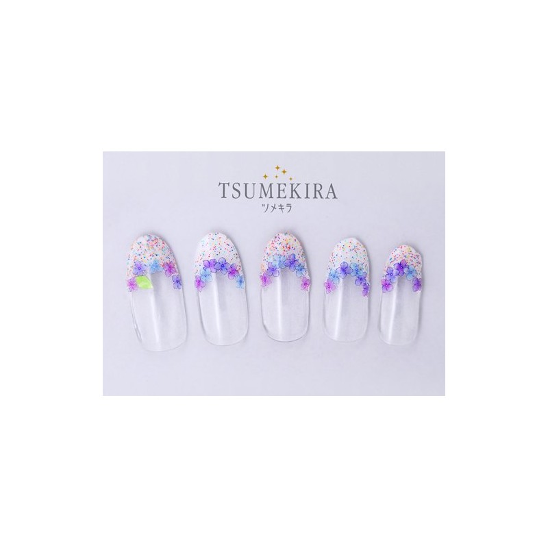 [Tsumekira] Hydrangea Nail Sticker
