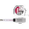 BMI 474841221 Pocket Tape with Clip and mm Graduation, Chrome/Silver,