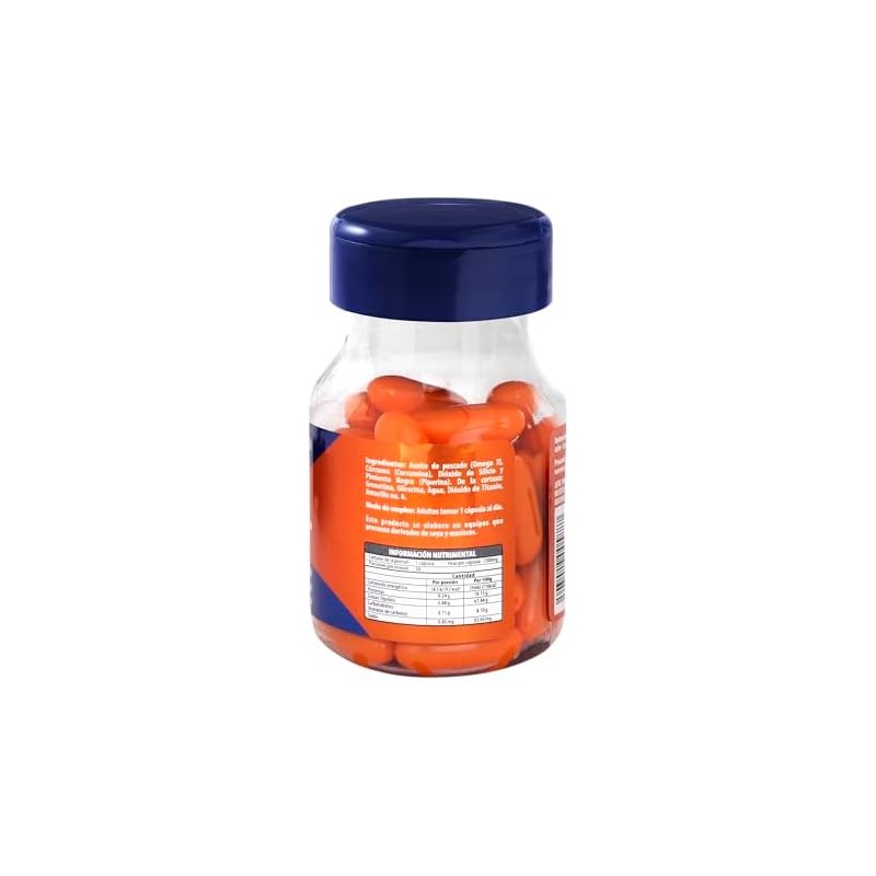 CURCUMA Curcuma con Pimienta y Omega 3 30 Capsulas Softgels
