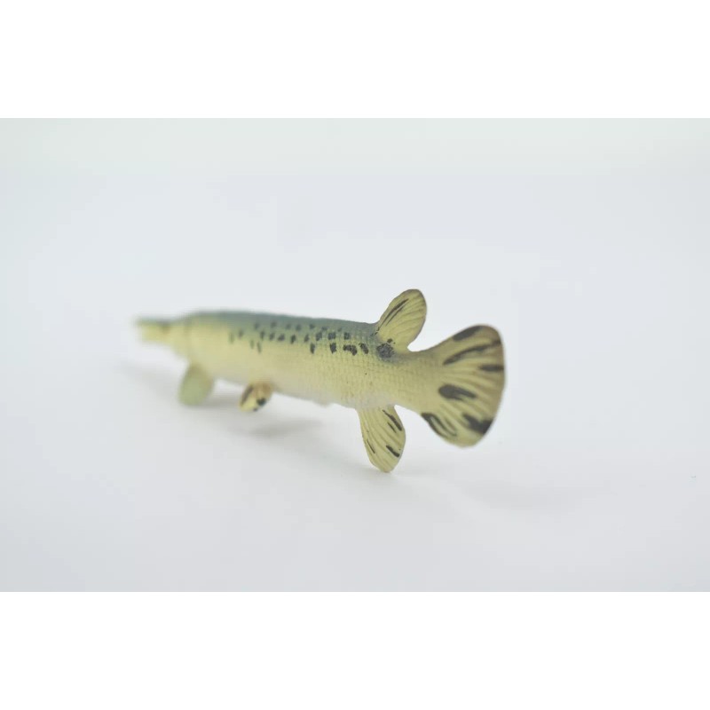 K&M Alligator Gar Rubber Fish Realistic Figure Model Toy Gift